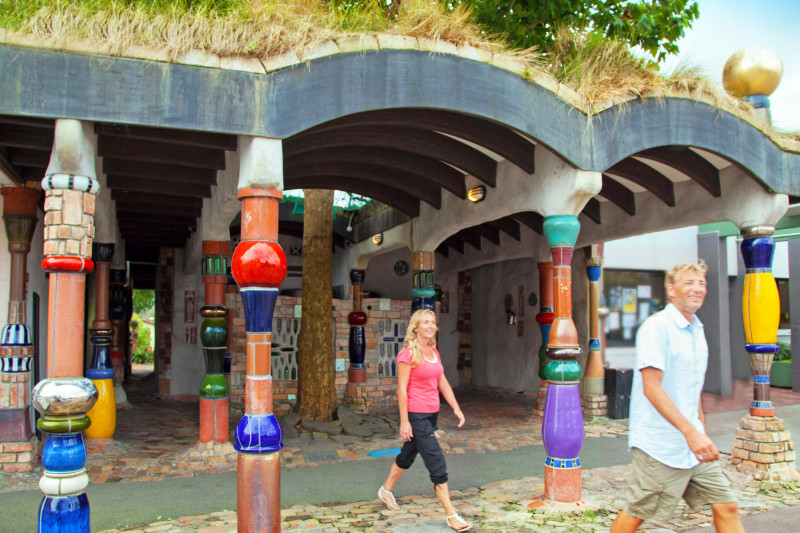 Hundertwasser Toilets Kawakawa credit Northland Inc