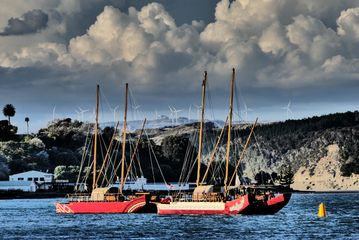 Kawhia Harbour waka bennettandslater.co.nz